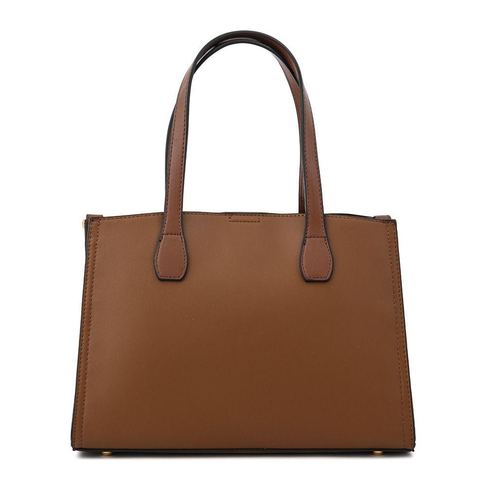 Cartera dos asas mediana felicia café oscuro-2