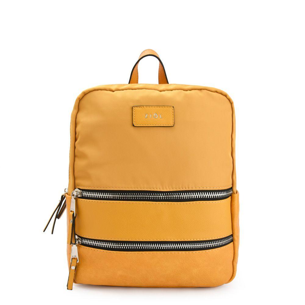 Mochila mediana yana mostaza-0