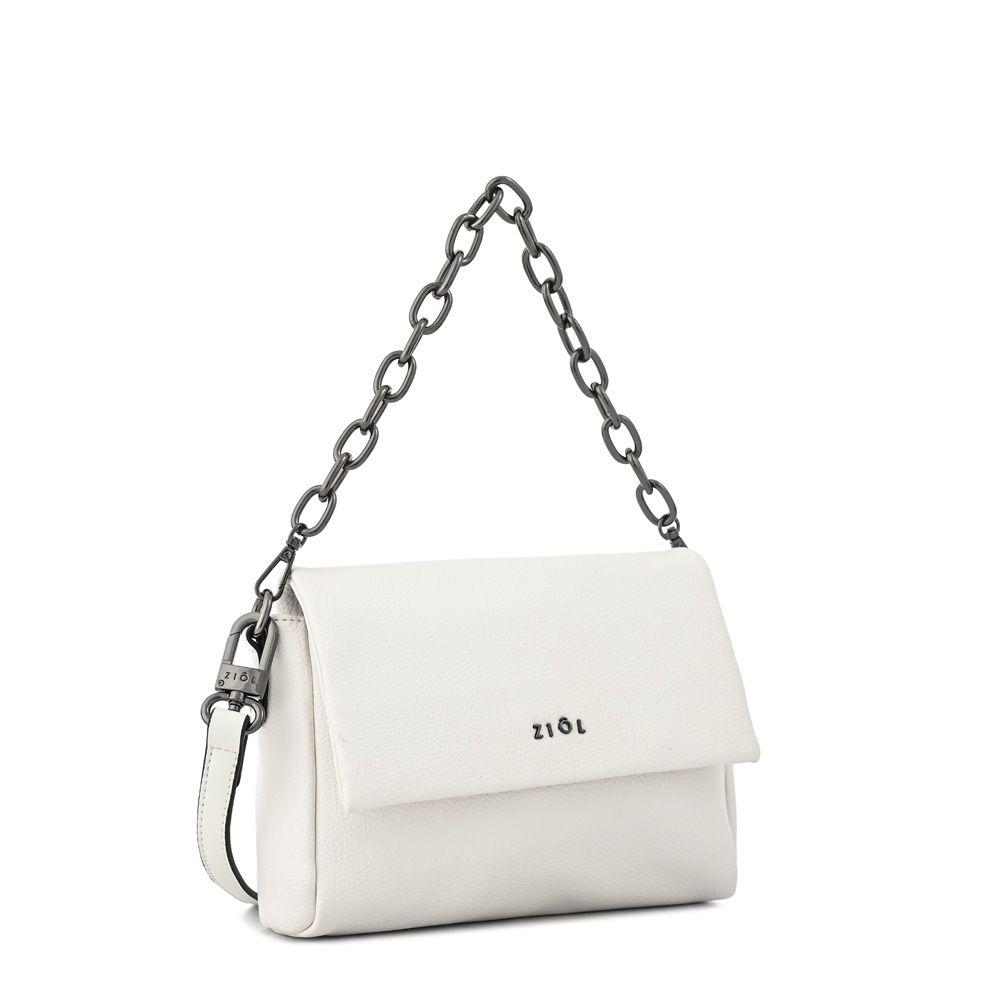 Cartera bandolera con tapa pequeña nydia blanco-1