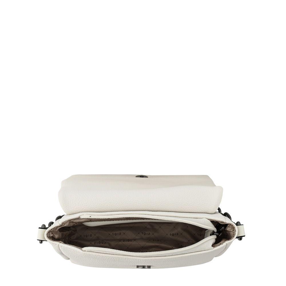 Cartera bandolera con tapa pequeña nydia blanco-3