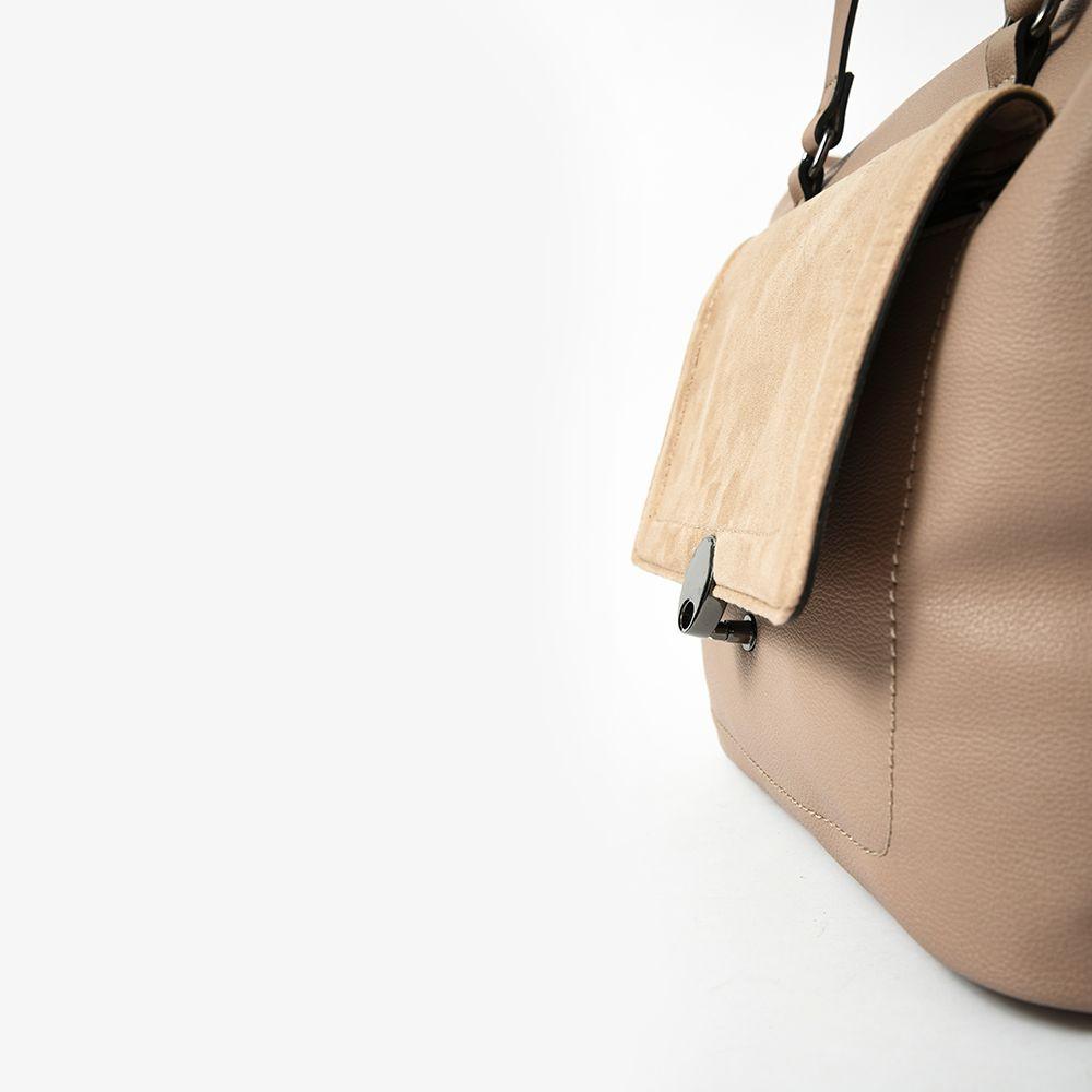 Juset Cartera Tipo Dos Asas Bote Rosado Claro-3