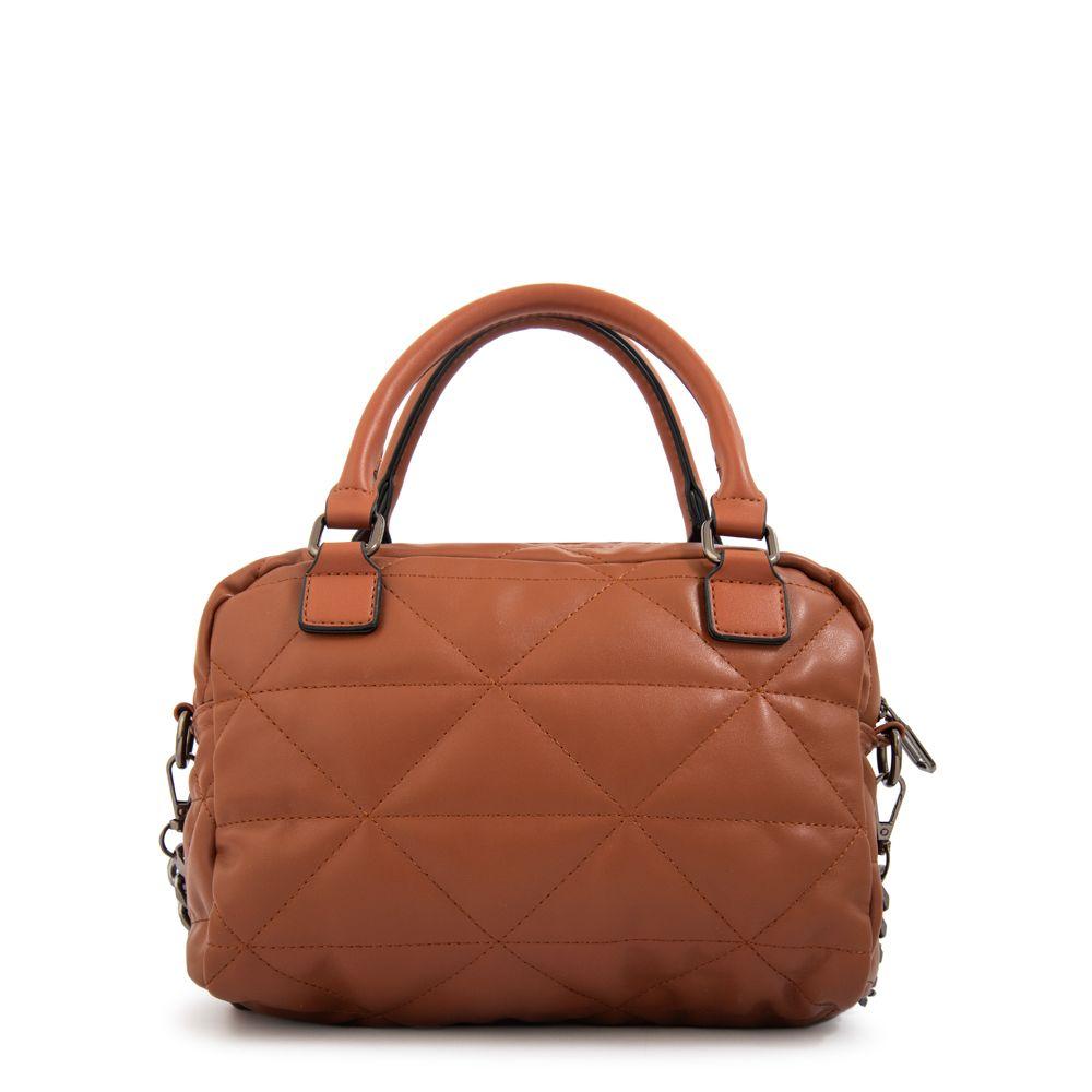 Cartera bandolera con asas brenda mediana café-2