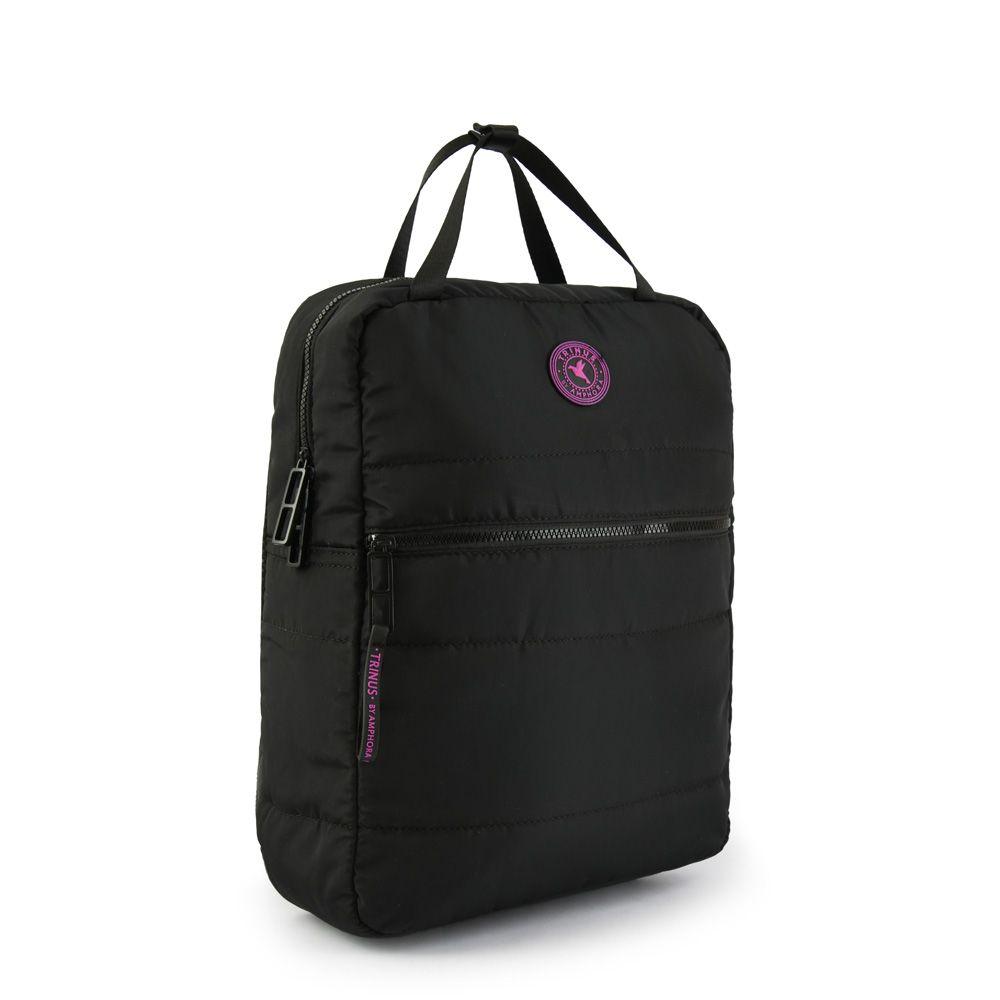Mochila Grande Oursin Negro-1