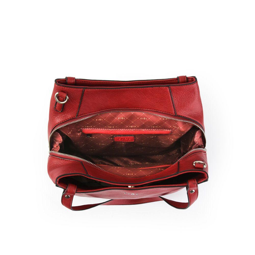 Cartera dos asas tres divisiones mediana anturi rojo-3