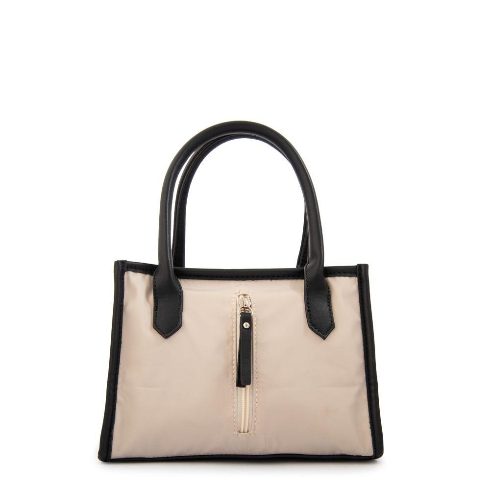 Cartera bandolera con asas renatta mediana blanco crudo-2