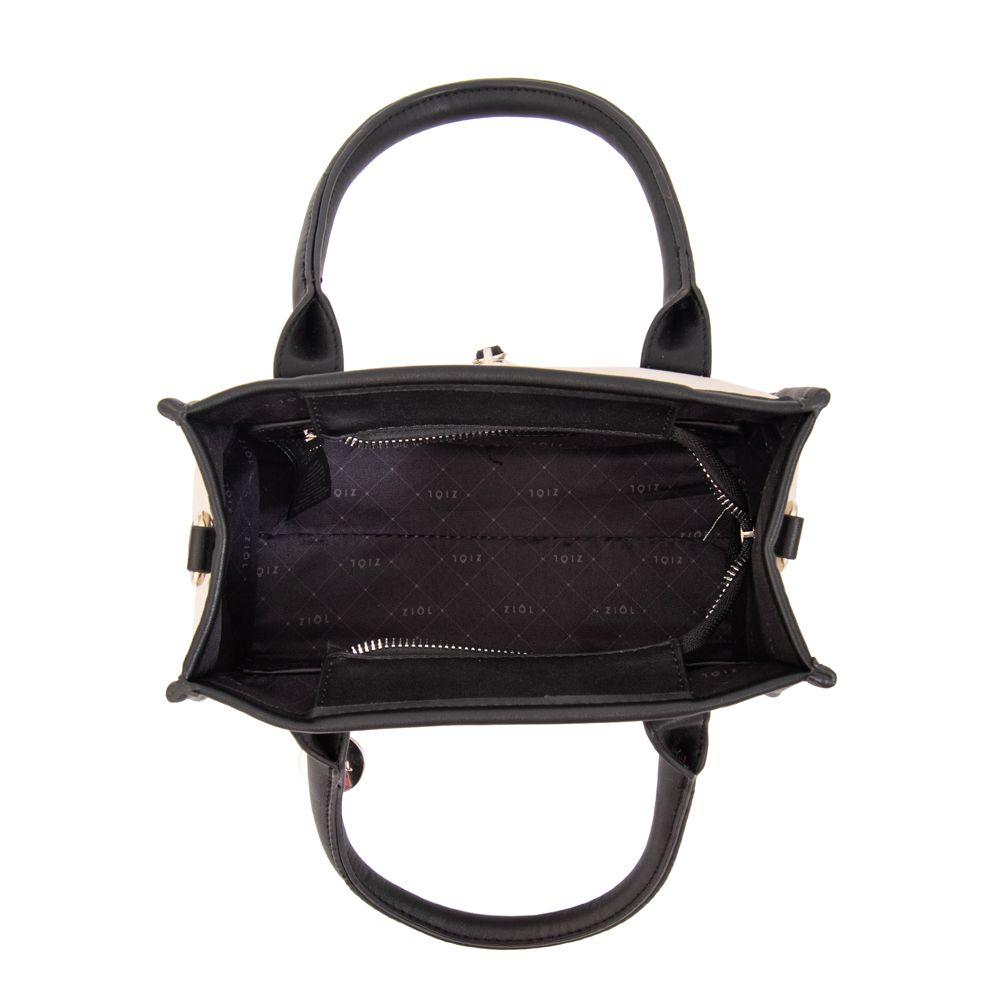 Cartera bandolera con asas renatta mediana blanco crudo-3