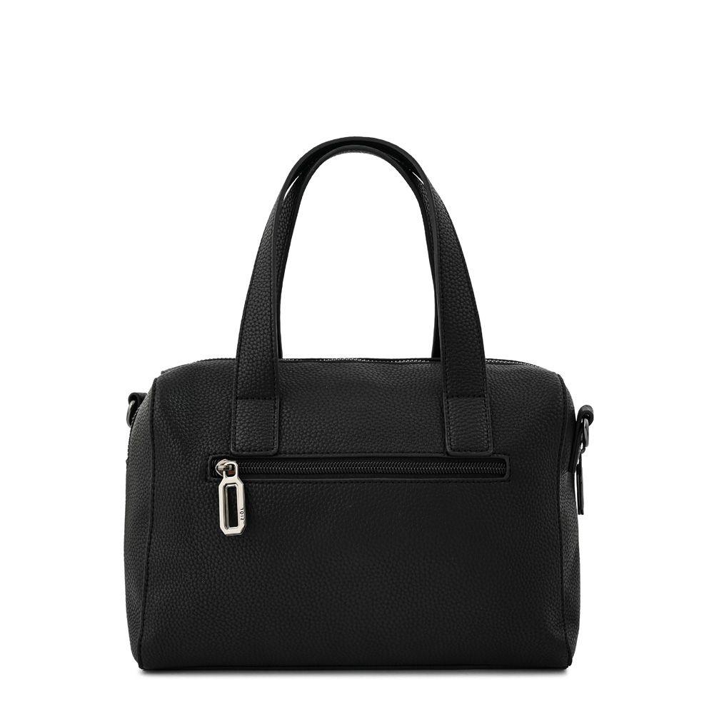 Cartera dos asas baul mediana sally negro-2