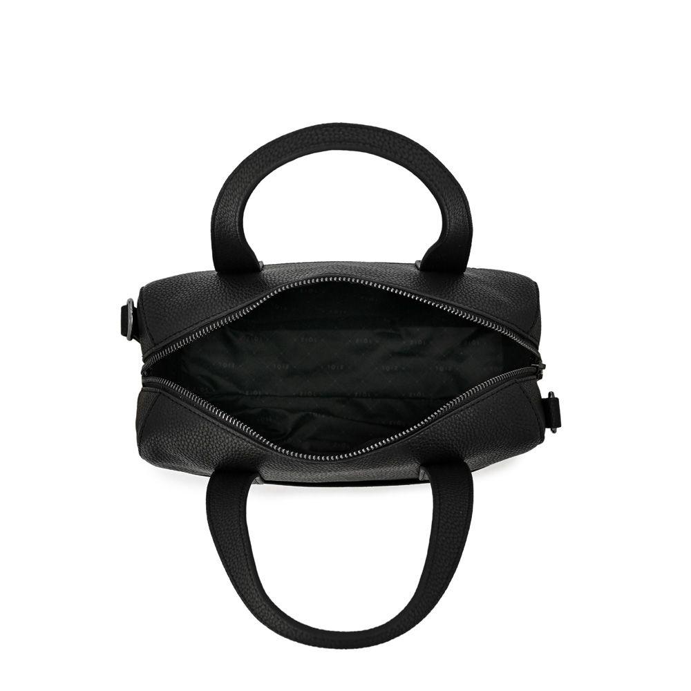 Cartera dos asas baul mediana sally negro-3