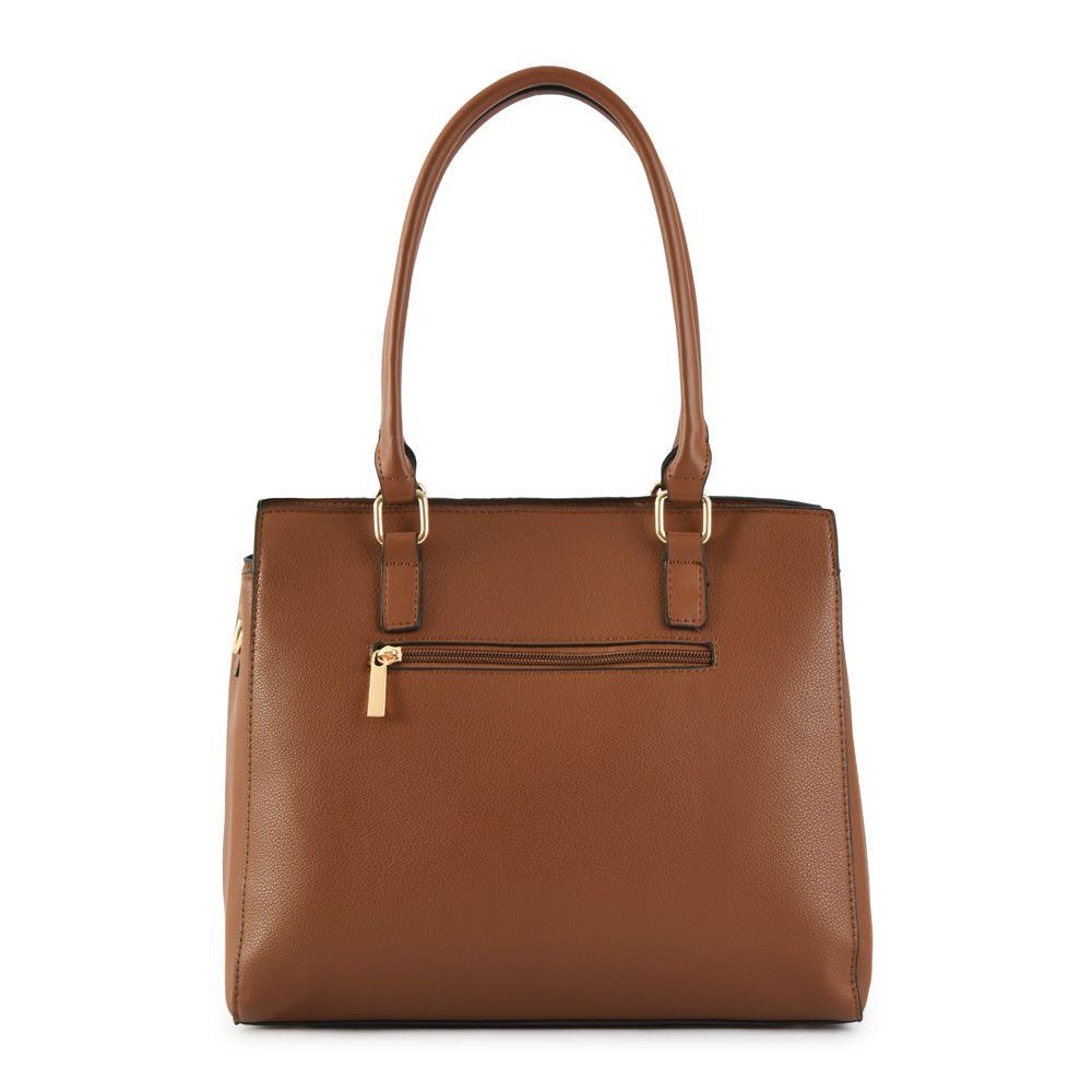 Cartera dos asas tres divisiones grande lupe café-2