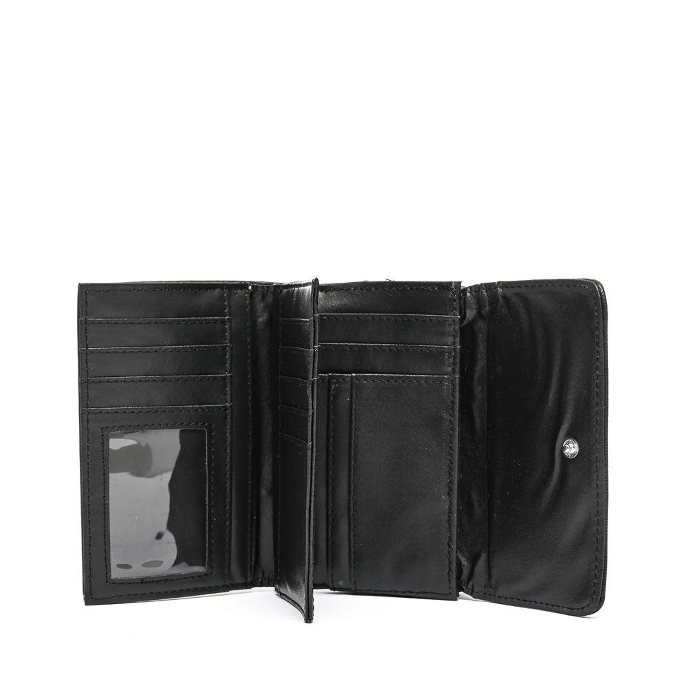 Billetera cierre exterior mediana fraila negro-2