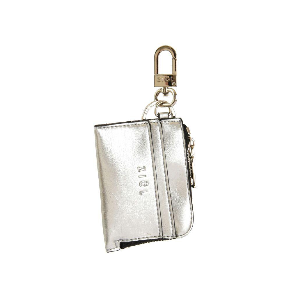 Hanging monedero pequeña aura plateado-0