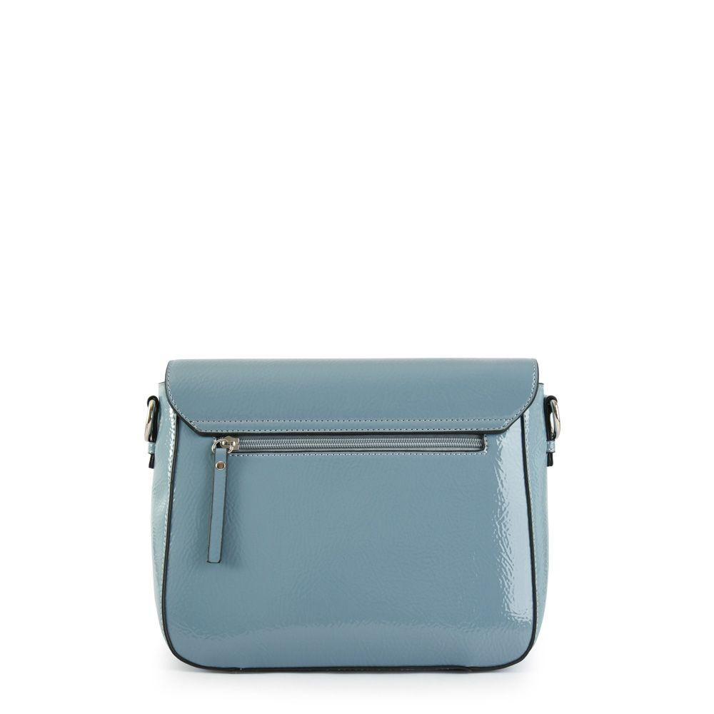 Cartera bandolera con tapa mediana manchester denim-2