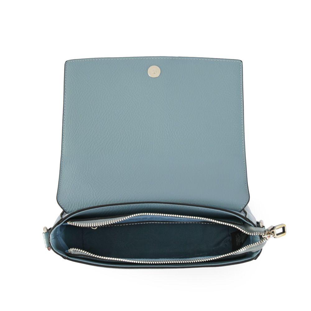 Cartera bandolera con tapa mediana manchester denim-3