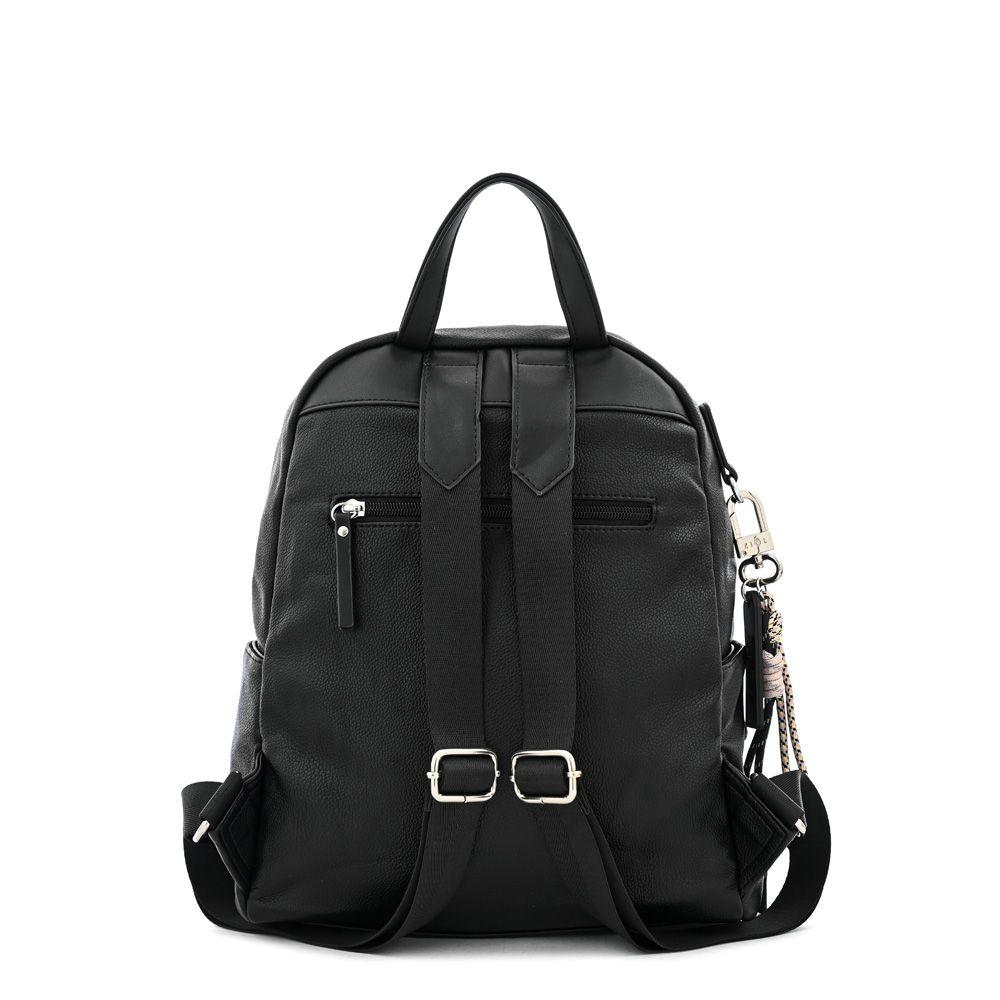 Mochila mediana perlina negro especial-2