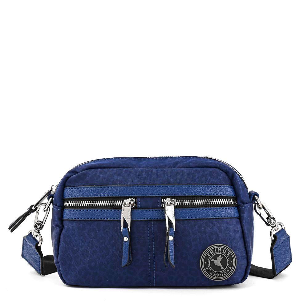 Cartera bandolera mediana oliana azul electrico-0