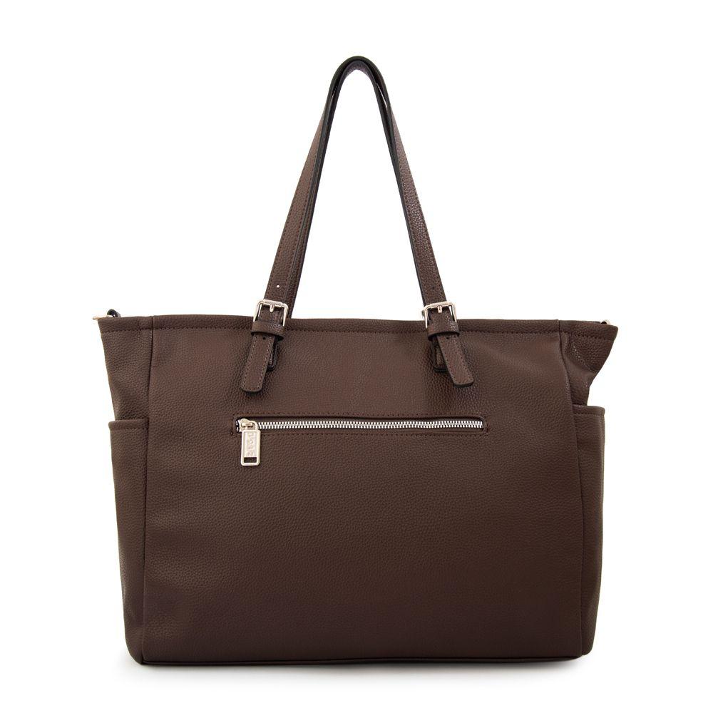 Cartera tote porta notebook marta grande café oscuro-2