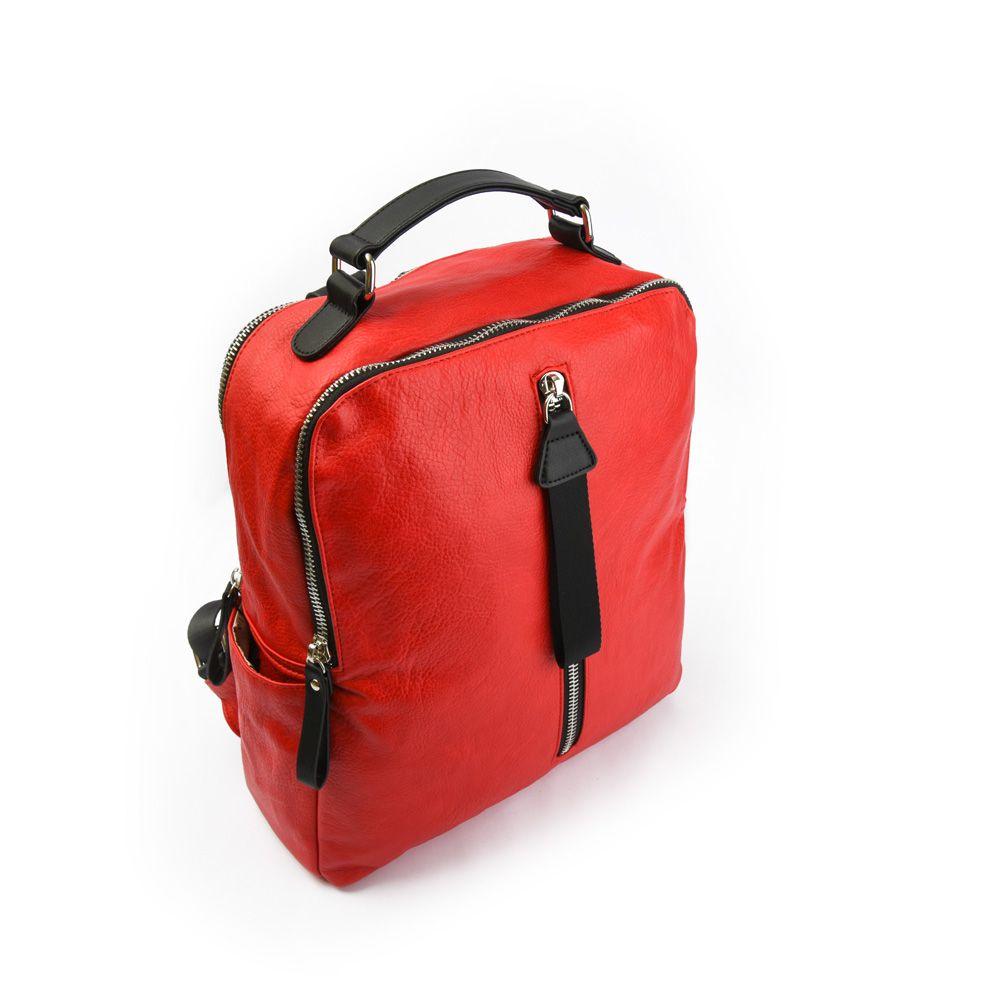 Mochila mediana ginie rojo-2
