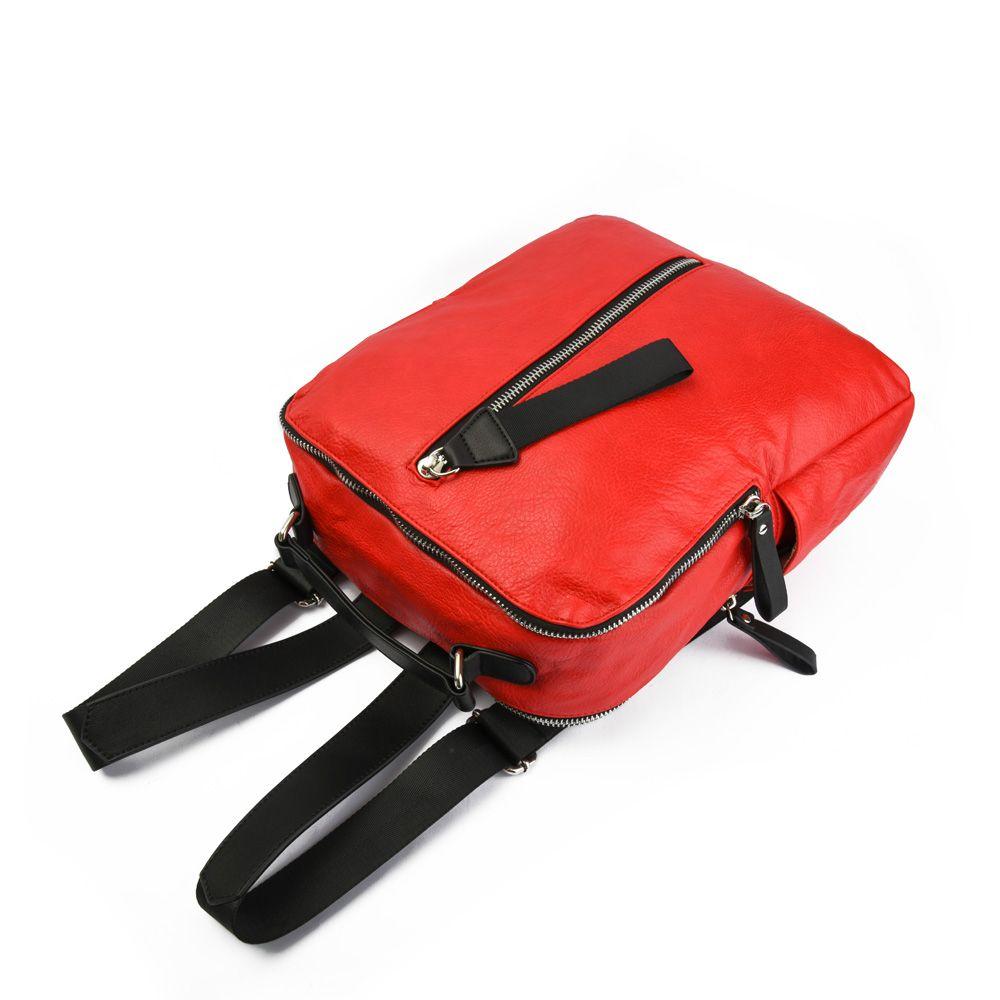 Mochila mediana ginie rojo-3