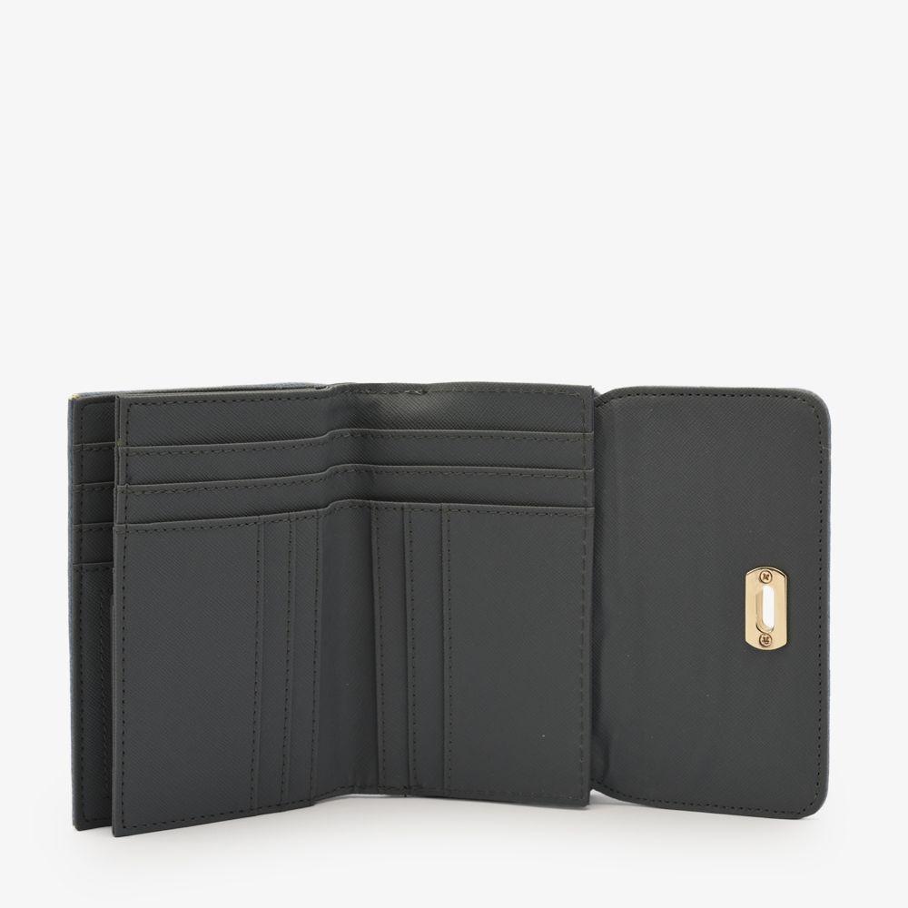 Plum Billetera Mediana Con Cierre Exterior Azul Jeans-2