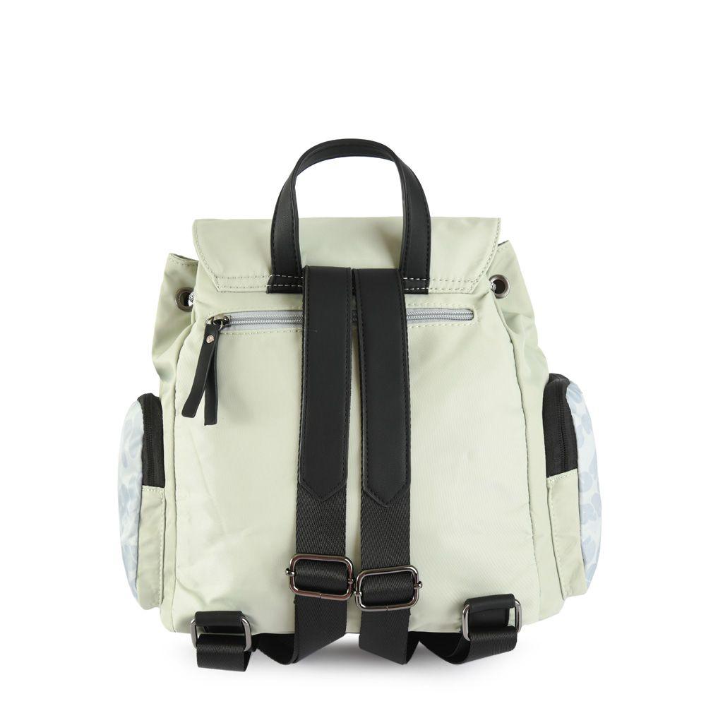 Parl mochila con tapa grande gris-2