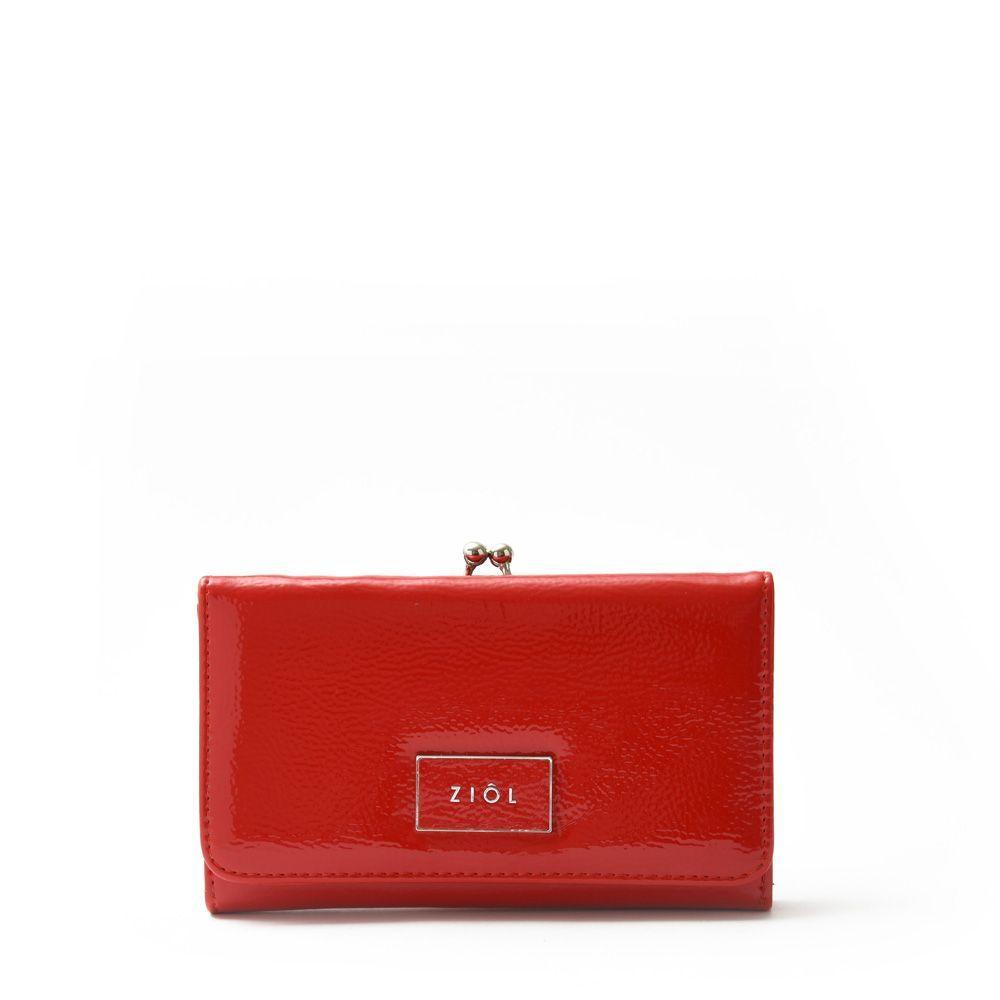 Isparta Billetera Mediano Con Pellizco Rojo-0