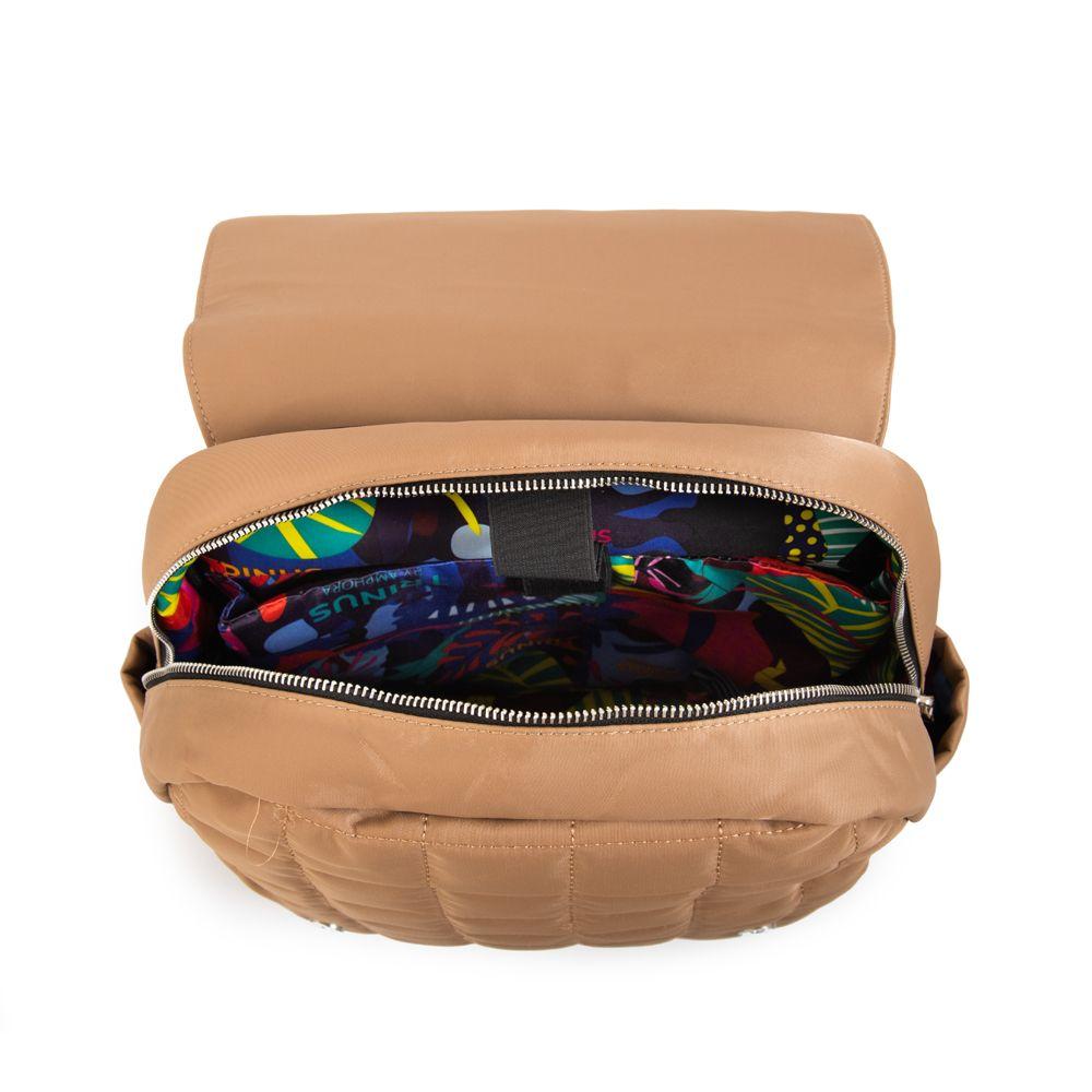 Mochila porta notebook grande belina beige oscuro-3