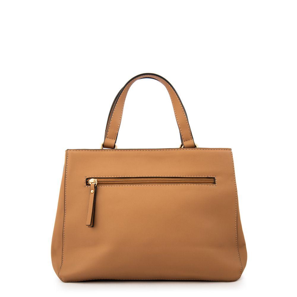 Mochila con tapa sofy mediana camel-2