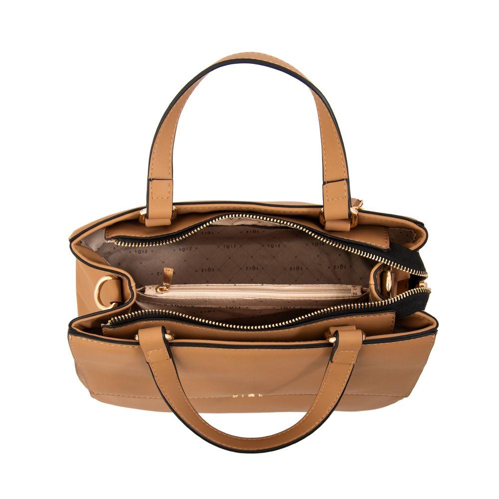Mochila con tapa sofy mediana camel-3