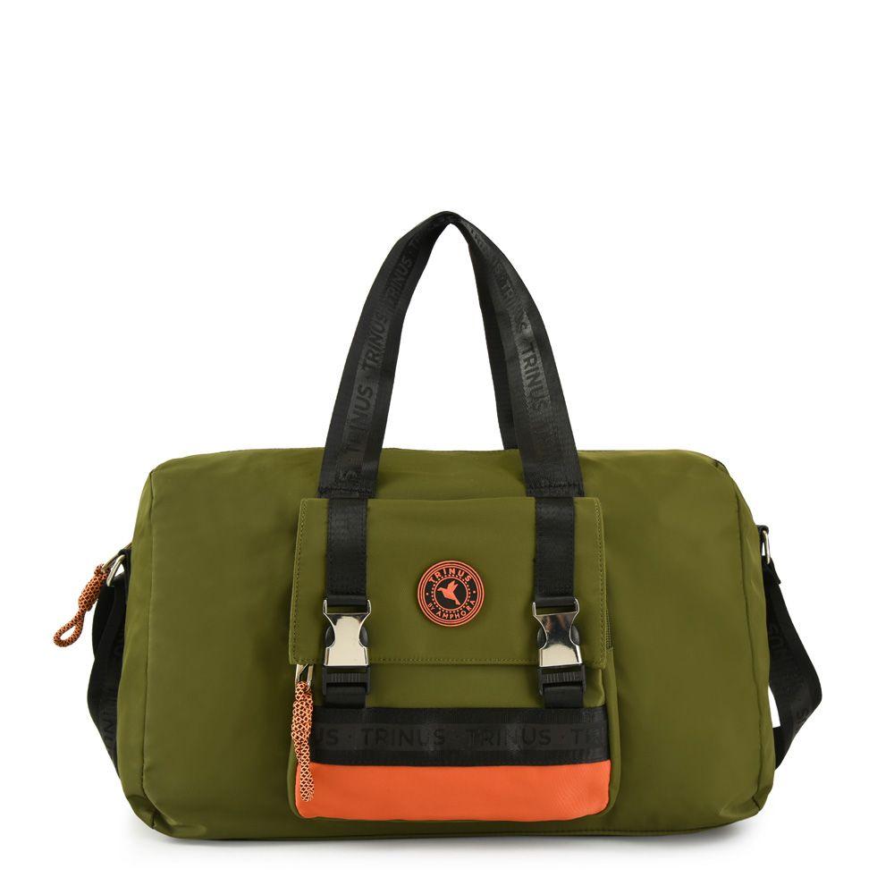 Cartera Dos Asas Grande Sue Verde Oscuro-0
