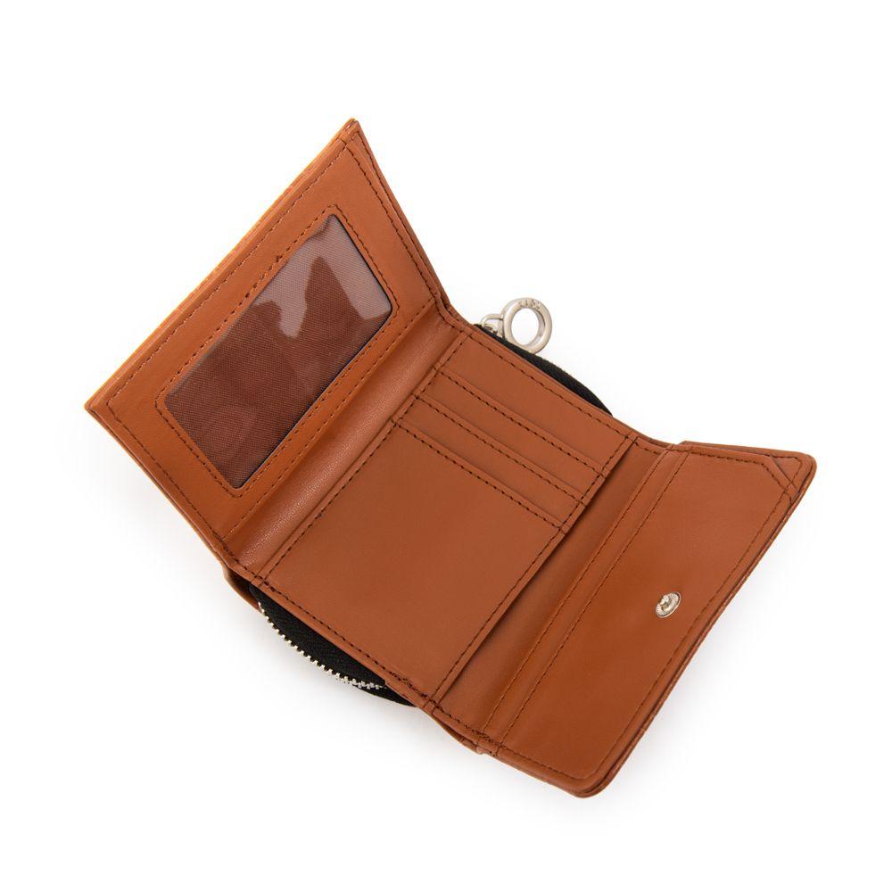 Billetera lorena pequeña camel-2