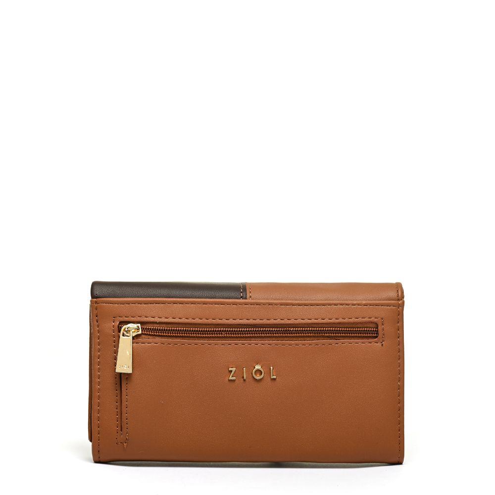 Billetera acordeon mediana irenea café-1