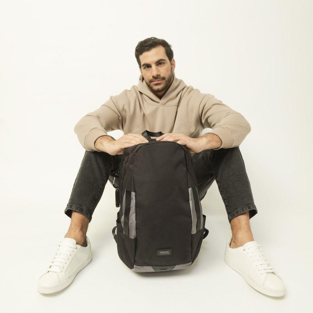 Mochila Porta Notebook Grande Zaid Negro-4