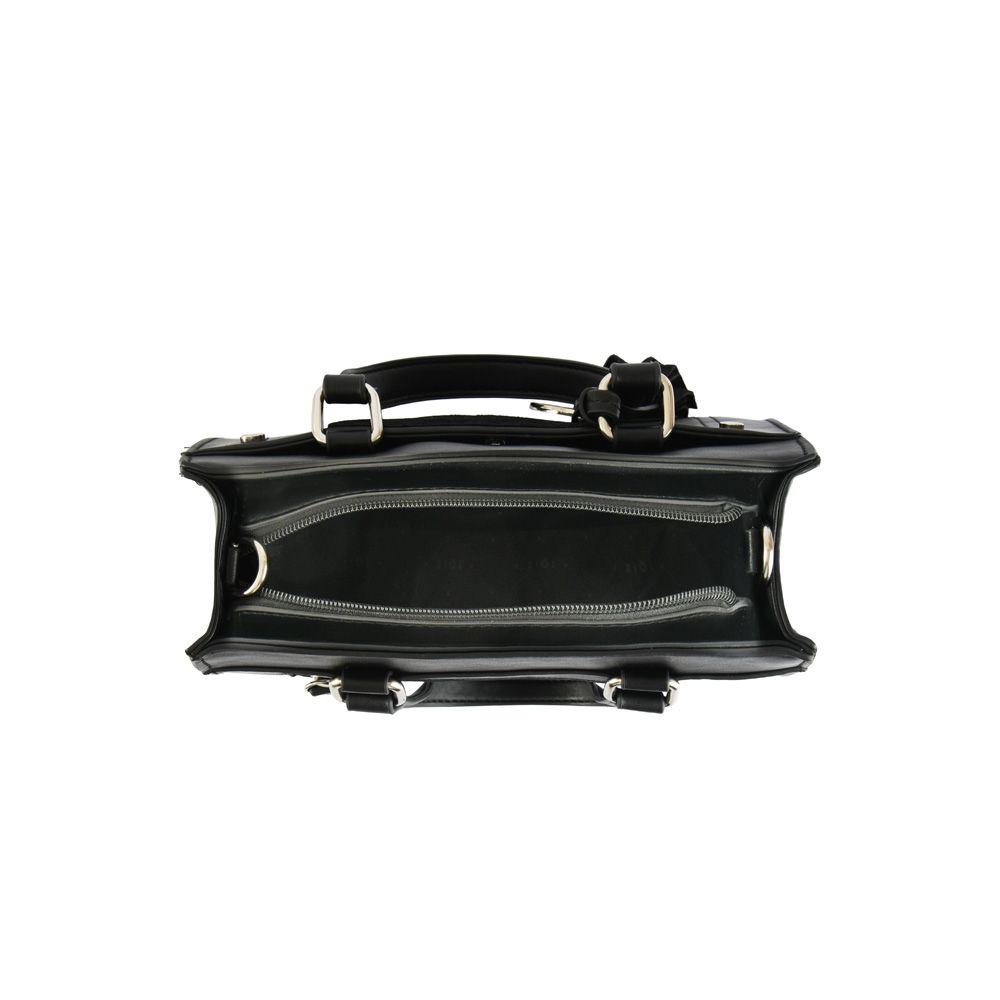 Cartera dos asas mediana inisa negro-3