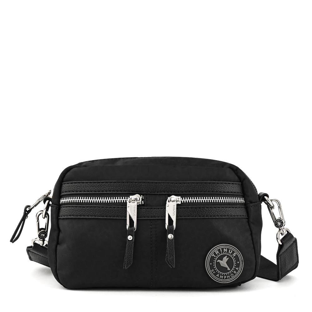 Cartera bandolera mediana oliana negro-0
