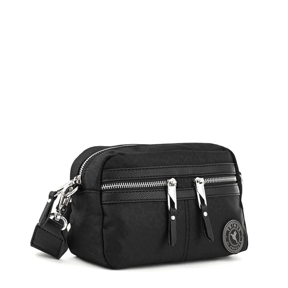 Cartera bandolera mediana oliana negro-1