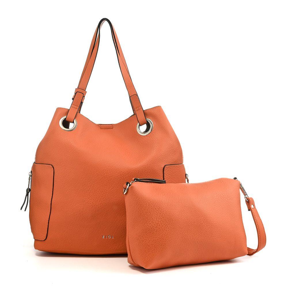 Cartera dos asas grande dayton naranja-2