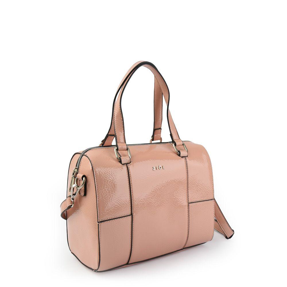 Cartera baul mediana baci rosado-1