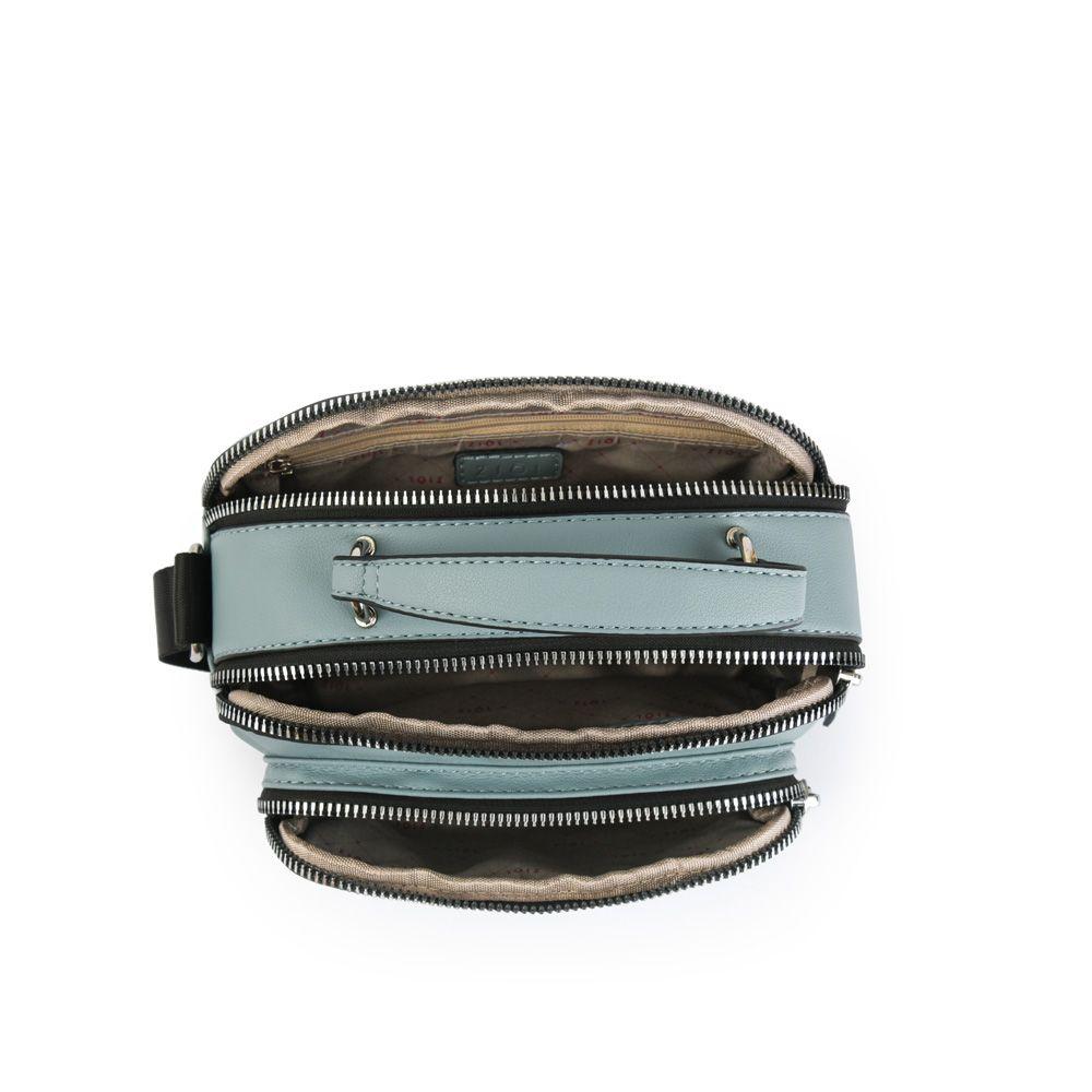 Cartera bandolera pequeña dátil denim-3