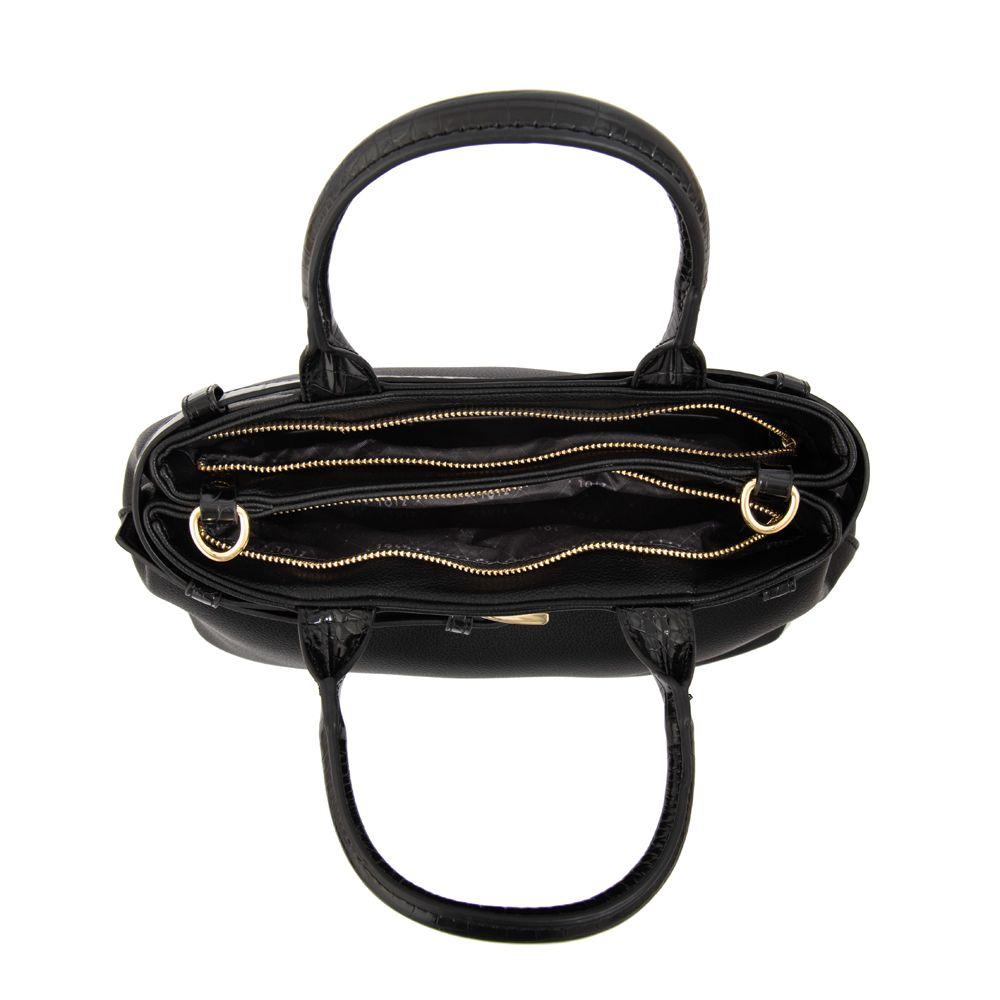 Cartera Dos Asas marina mediana negro-3