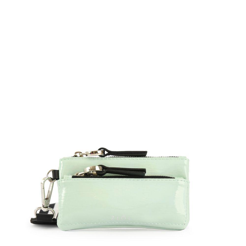 Monedero rectangular pequeña etienne verde agua-0