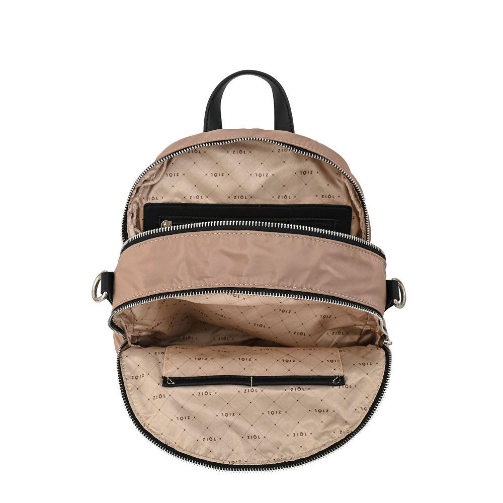 Mochila mediana lisette beige oscuro-3