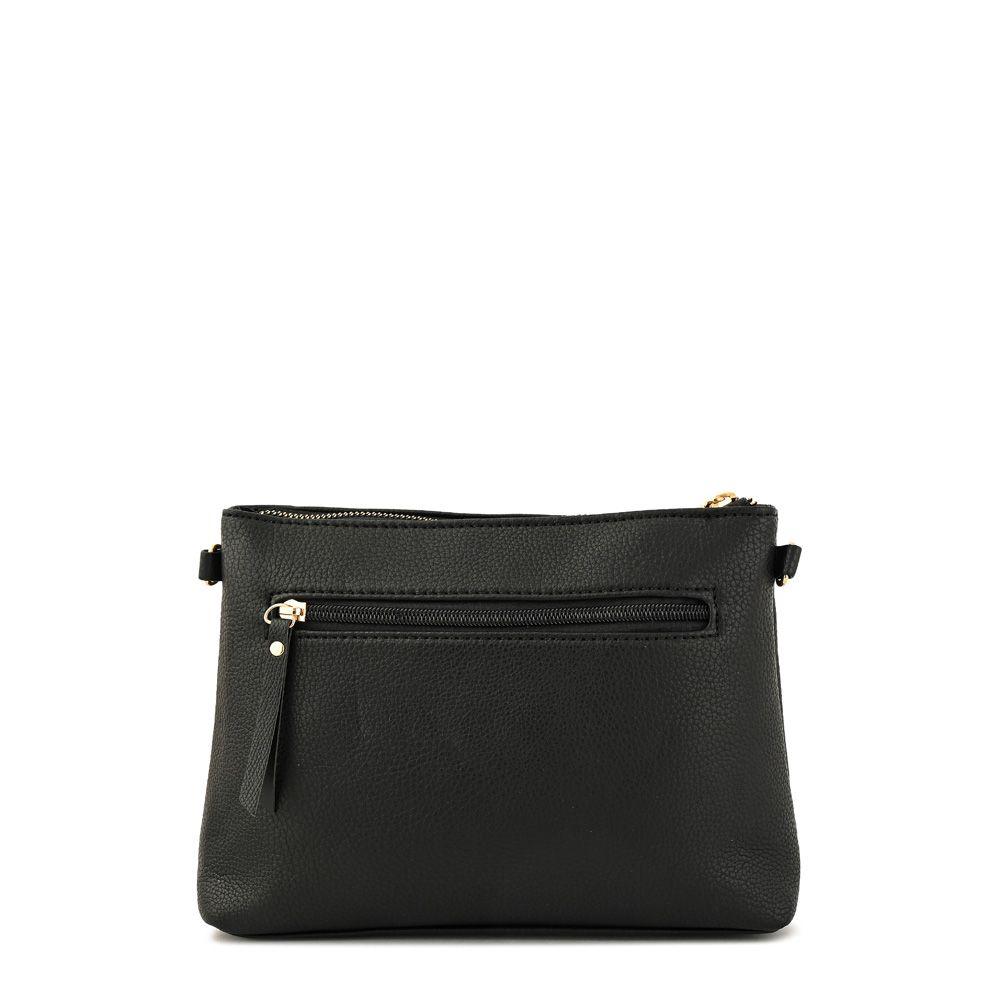 Cartera bandolera mediana aretine negro-2
