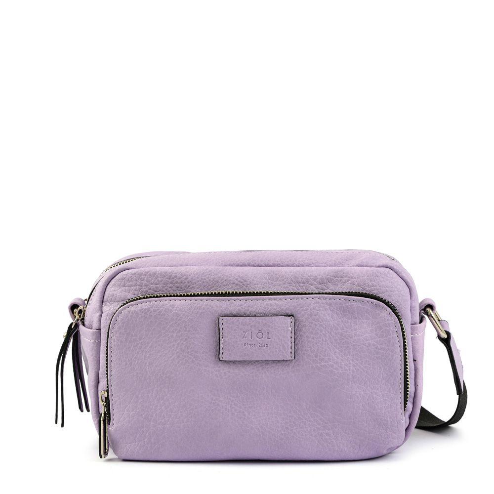 Cartera bandolera pequeña agathe lila-0