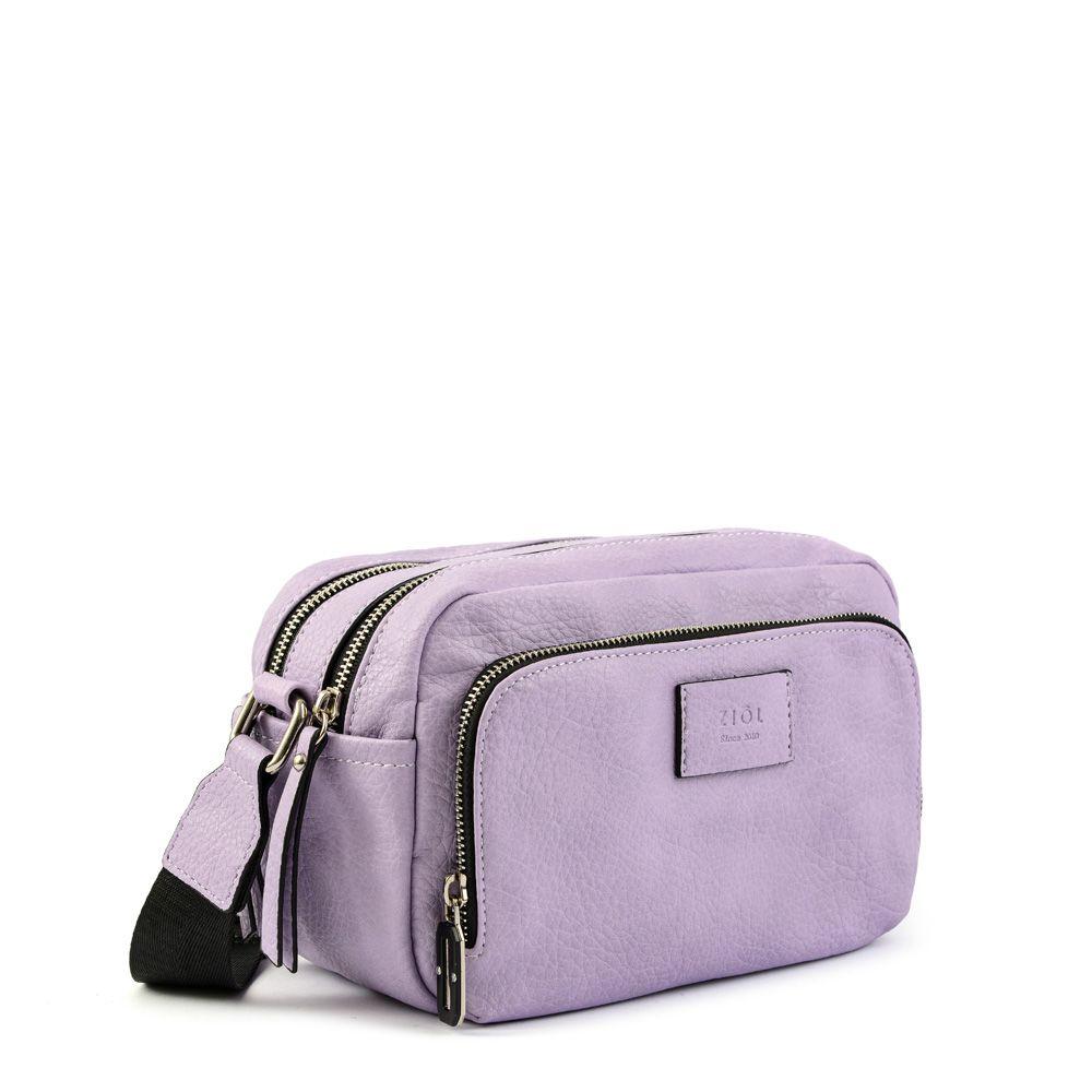 Cartera bandolera pequeña agathe lila-1