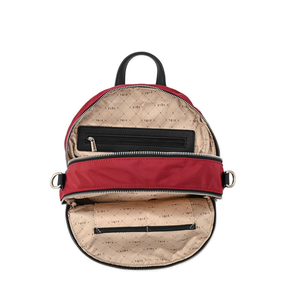 Mochila mediana lisette burdeo-3