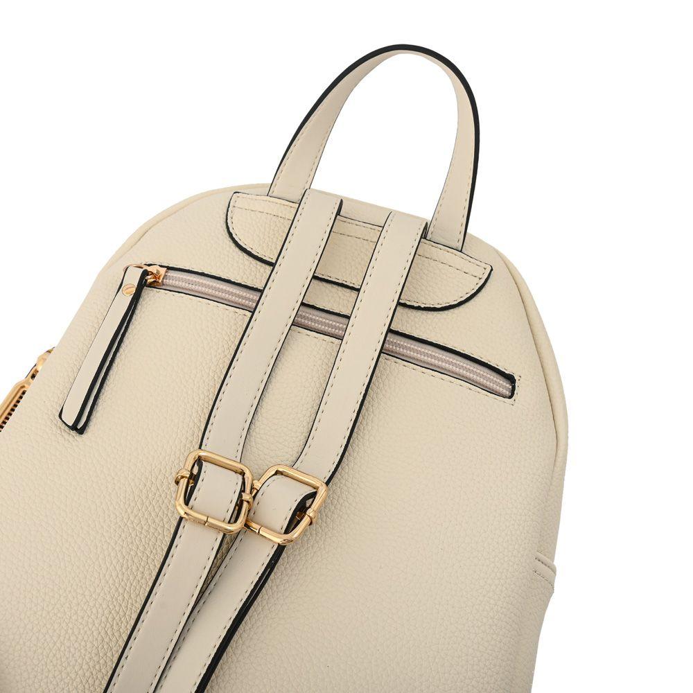 Mochila mediana zia blanco crudo-2