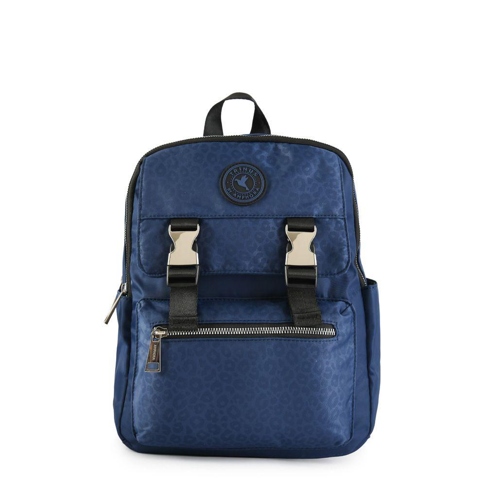 Mochila Mediana College Azul-0