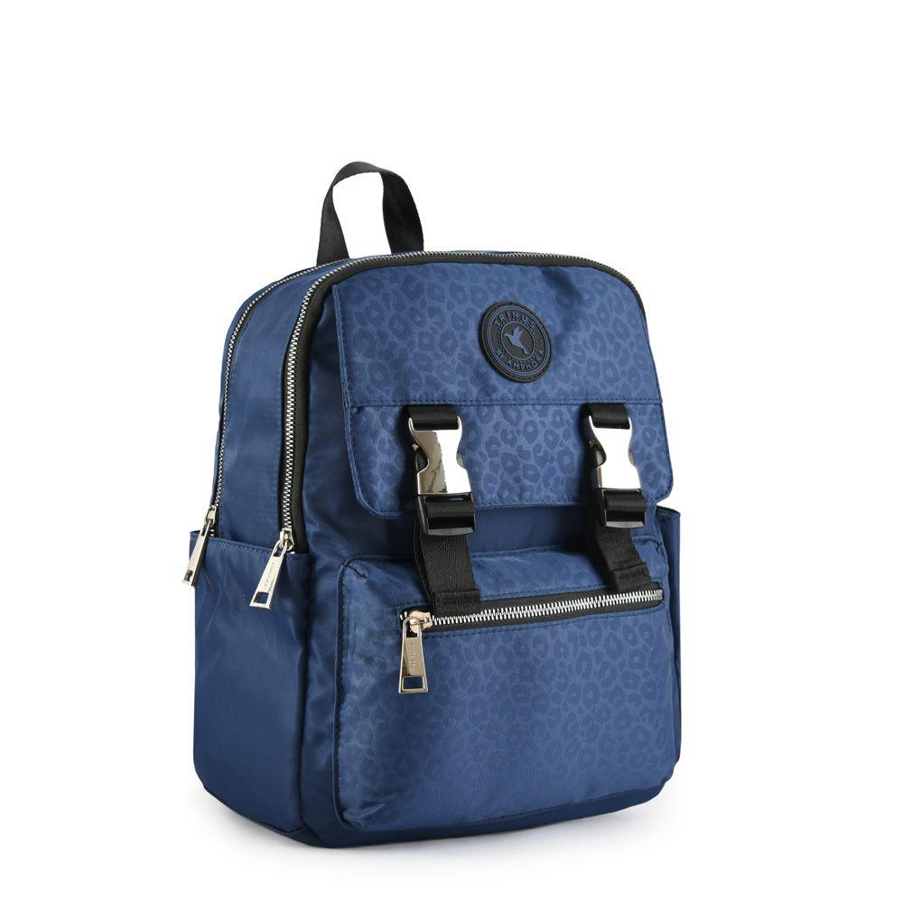 Mochila Mediana College Azul-1