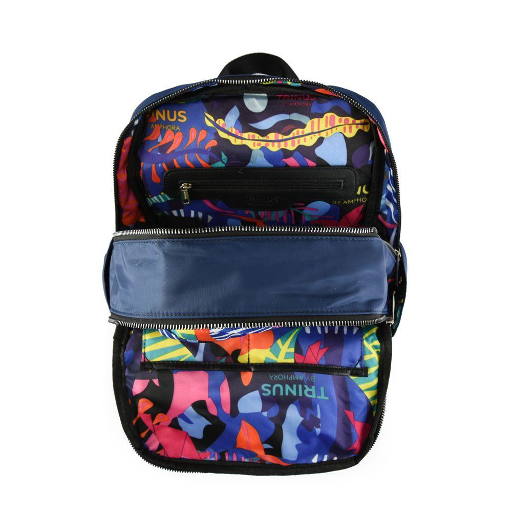 Mochila Mediana College Azul-3