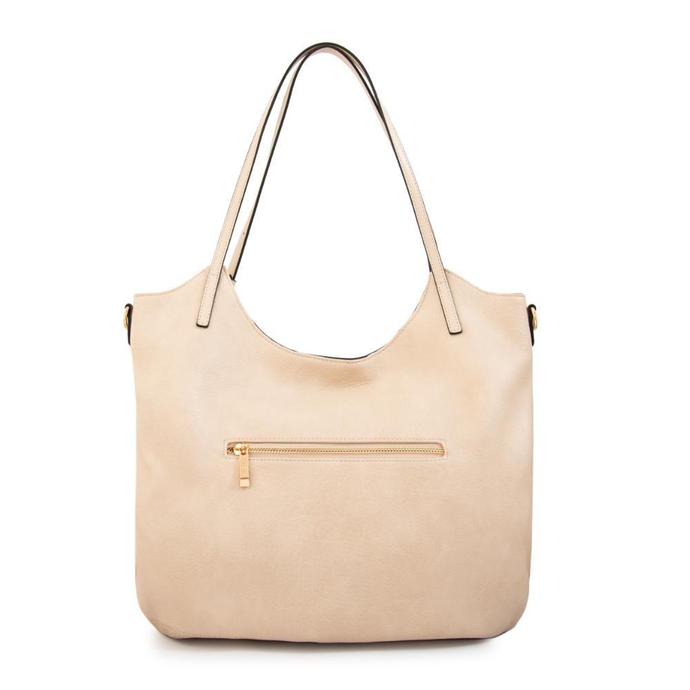 Cartera tote tavia grande blanco crudo-2